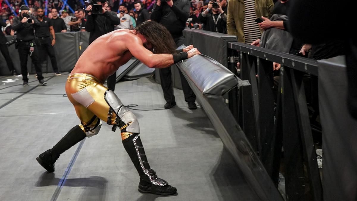 Seth &quot;Freakin&quot; Rollins trashed the ringside area this past week on WWE RAW