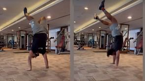 WATCH: Rishabh Pant does a'handstand walk' during training session