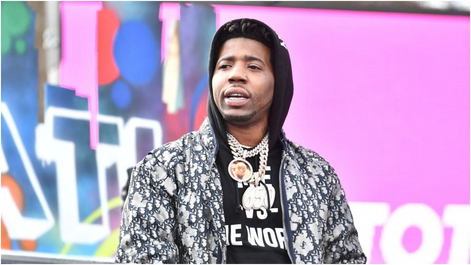 YFN Lucci was arrested in January 2021 (Image via Paras Griffin/Getty Images)