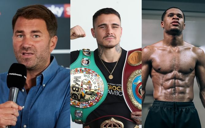 "We've received an offer" - Eddie Hearn gives an update on George Kambosos Jr. vs. Devin Haney