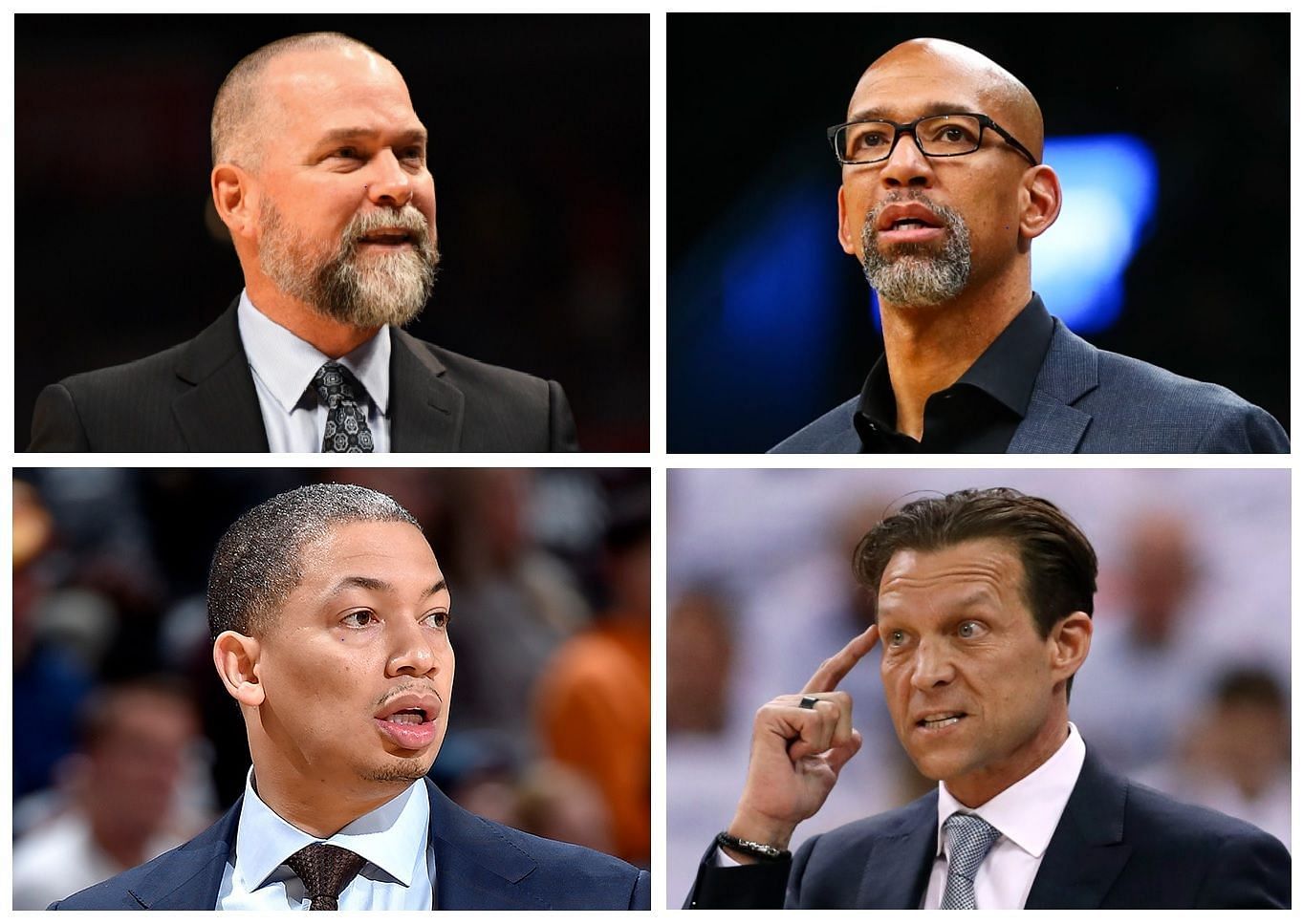Western Conference Head Coaches. (Photo: HoopsHabit, FanSided, NBA.com and SB Nation)