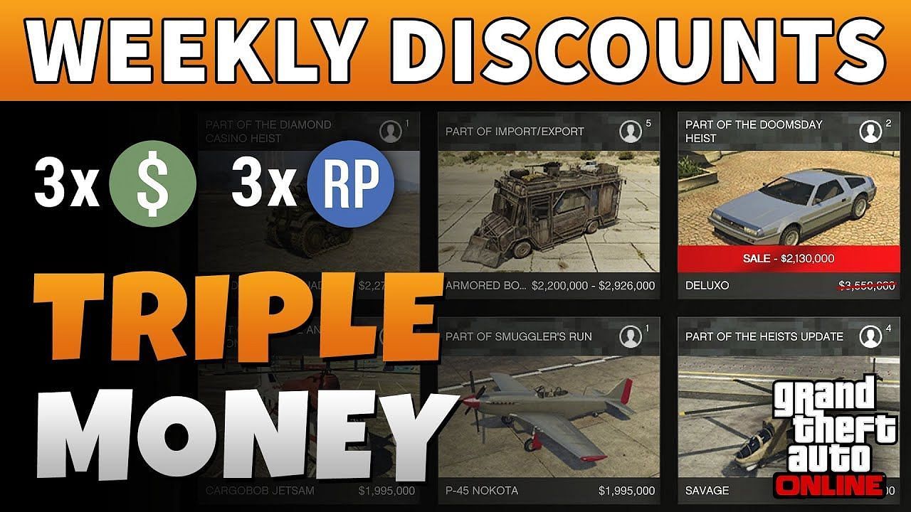 Some of the weekly bonus payouts are amazing as well as fun (Image via YouTube @GTA Gentleman)
