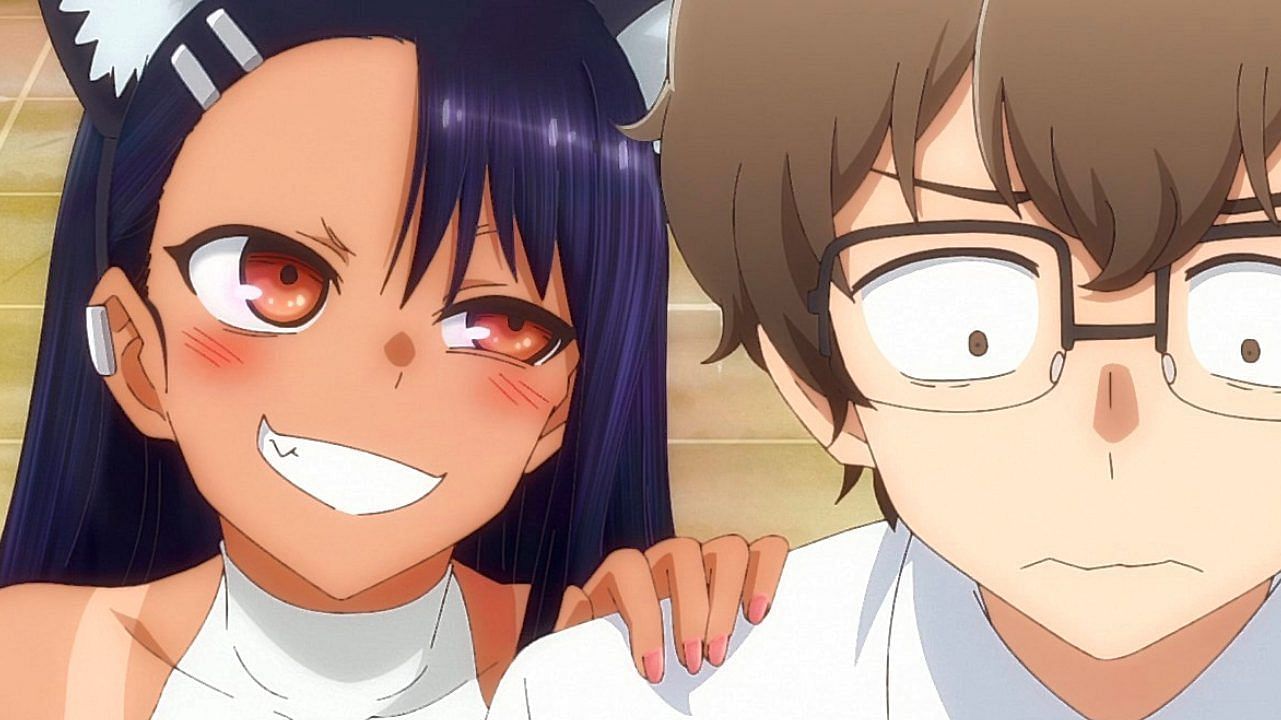 Hayase Nagatoro and Naoto Hachioji as seen in the anime Don&rsquo;t Toy With Me Miss Nagatoro (Image via Telecom Animation Film)