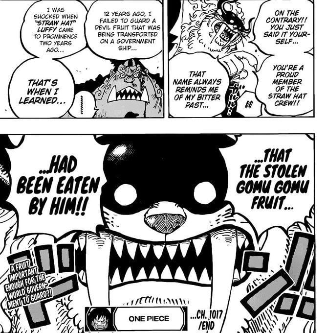 One Piece Chapter 1041 Is Luffy's Devil Fruit what the Gorosei are after?