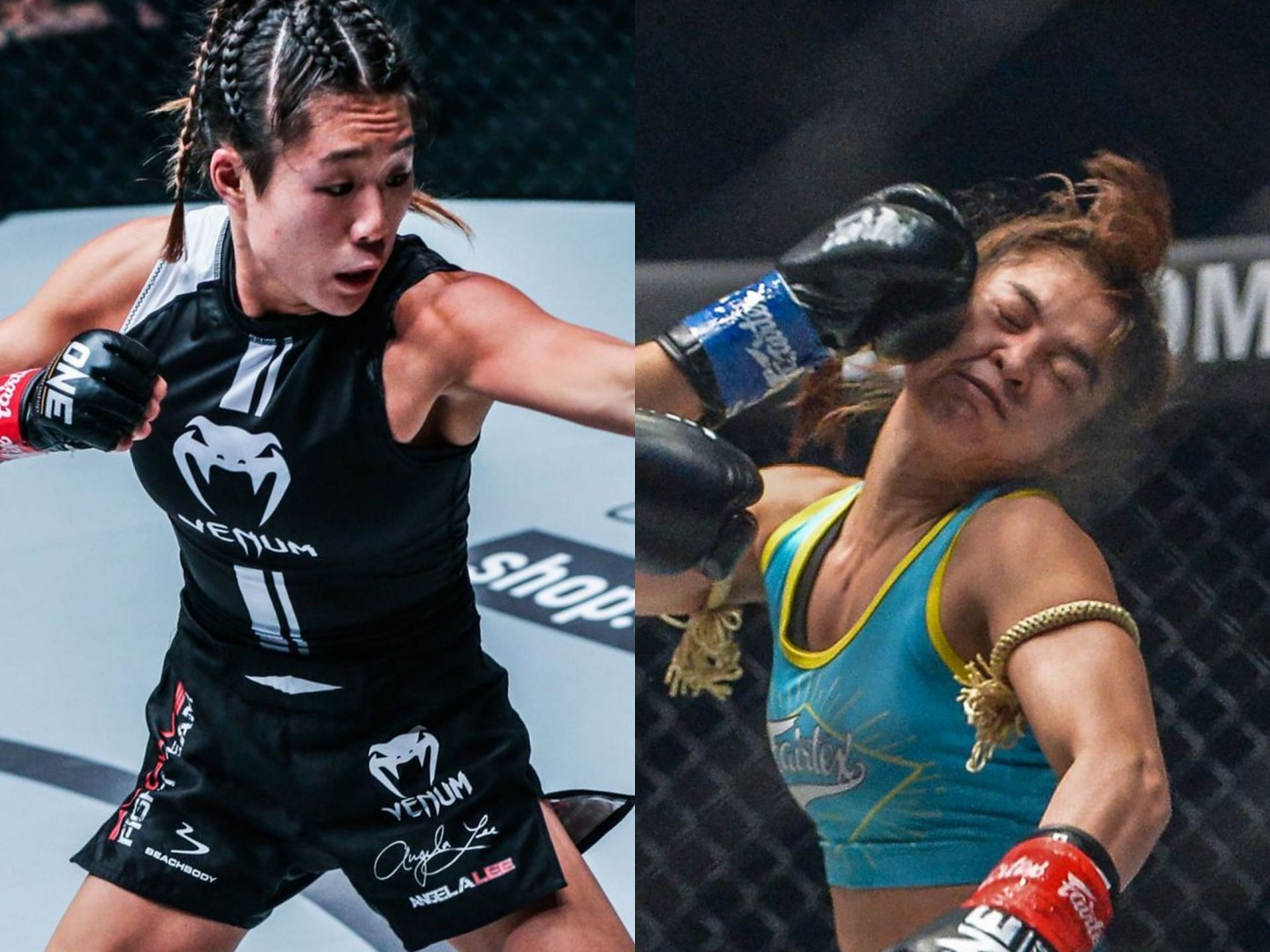 Angela Lee (left) and Stamp Fairtex (right). [Photo: ONE Championship]