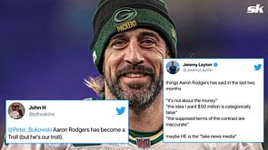 "Aaron Rodgers has become a troll" - NFL fans have mixed thoughts over Packers QB's new contract