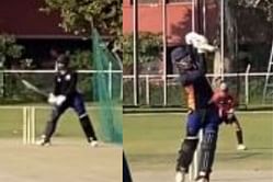 [Watch] Abdul Samad hones his slog skills with eye-catching shots in the nets ahead of IPL 2022