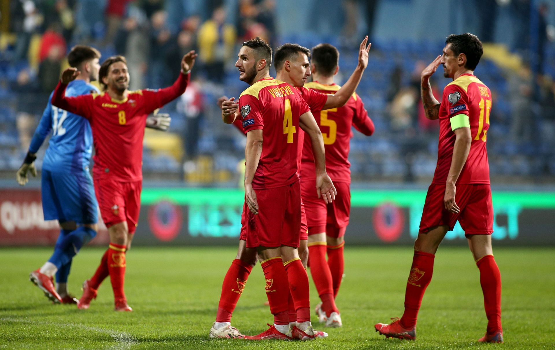 Montenegro and Armenia meet for only the third time in history