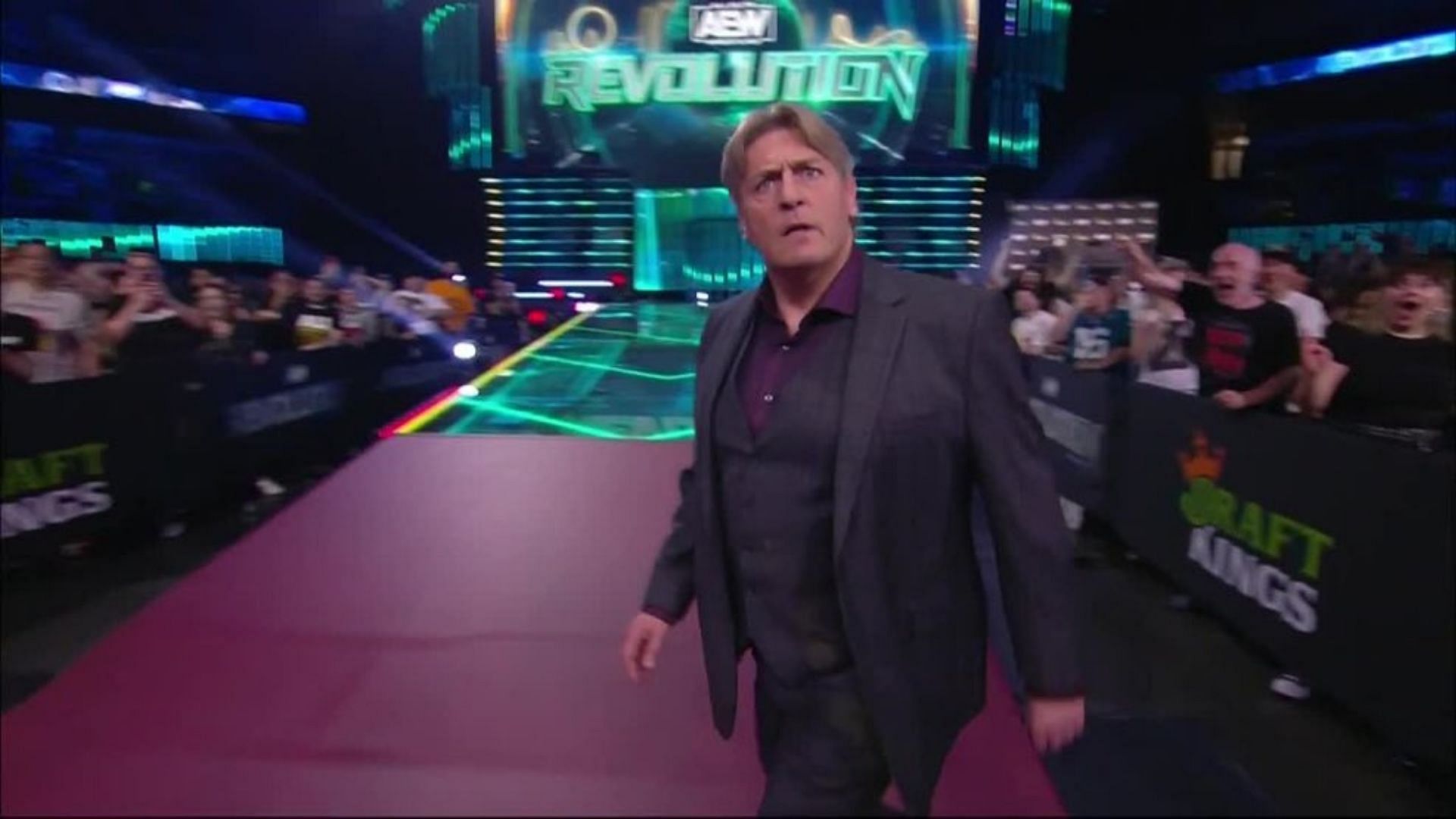 William Regal made his debut at Revolution to slap sense into two AEW stars