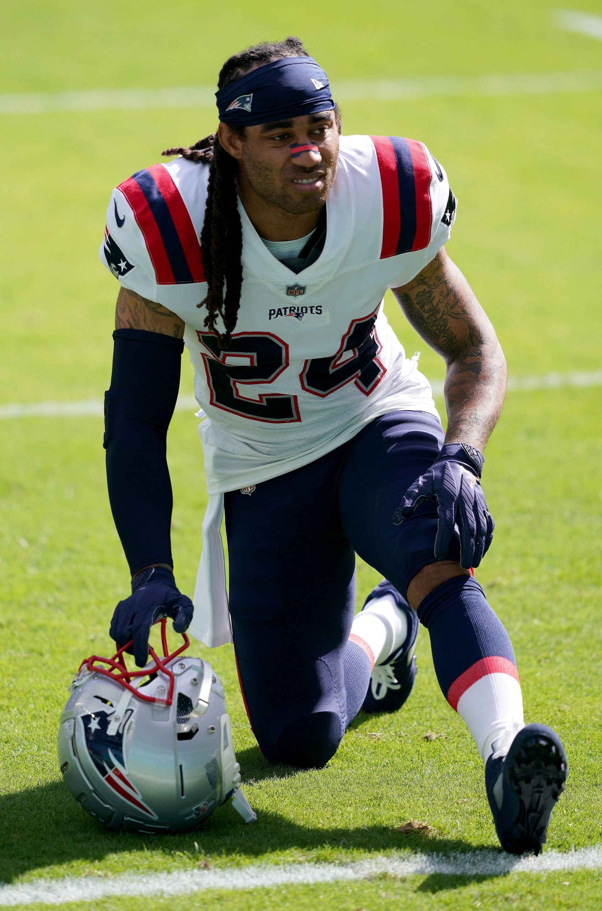 Stephon Gilmore with the New England Patriots