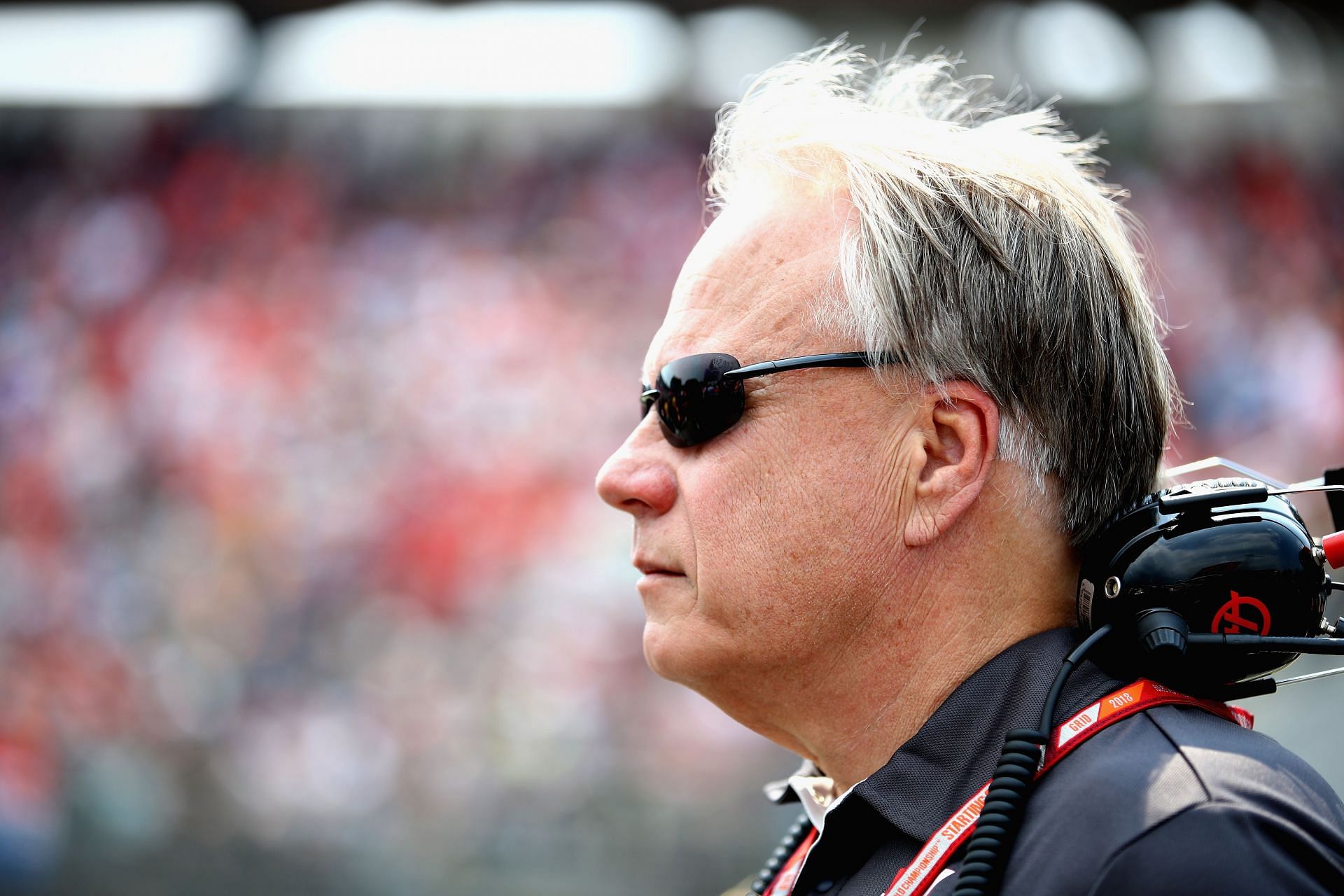 Haas F1 founder and chairman Gene Haas on the grid before the F1 Grand Prix of Germany in Hockenheim (Photo by Mark Thompson/Getty Images)