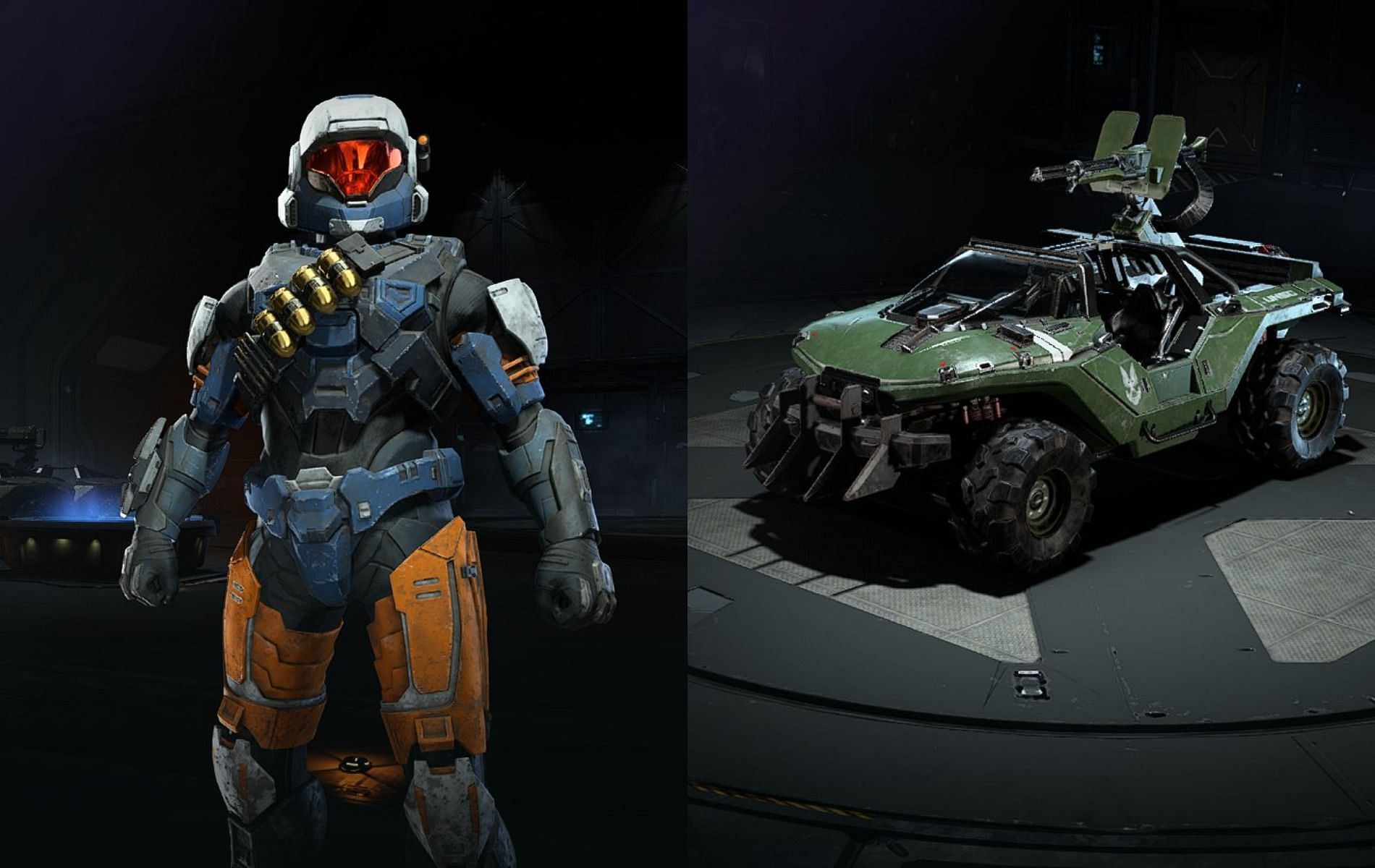 Will more cosmetics help Halo Infinite tackle the issue of a declining player base? (Images via InfiniteLeaks)