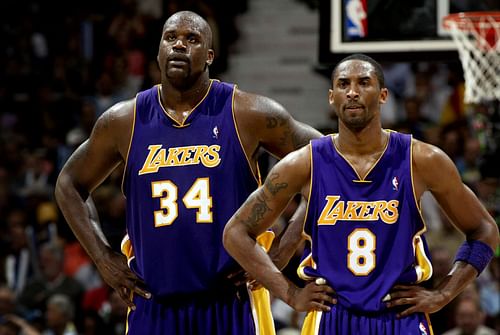 Shaq and Kobe's contentious relationship doomed the LA Lakers in the 2004 NBA Finals against the Detroit Pistons. [Photo: NBC News]