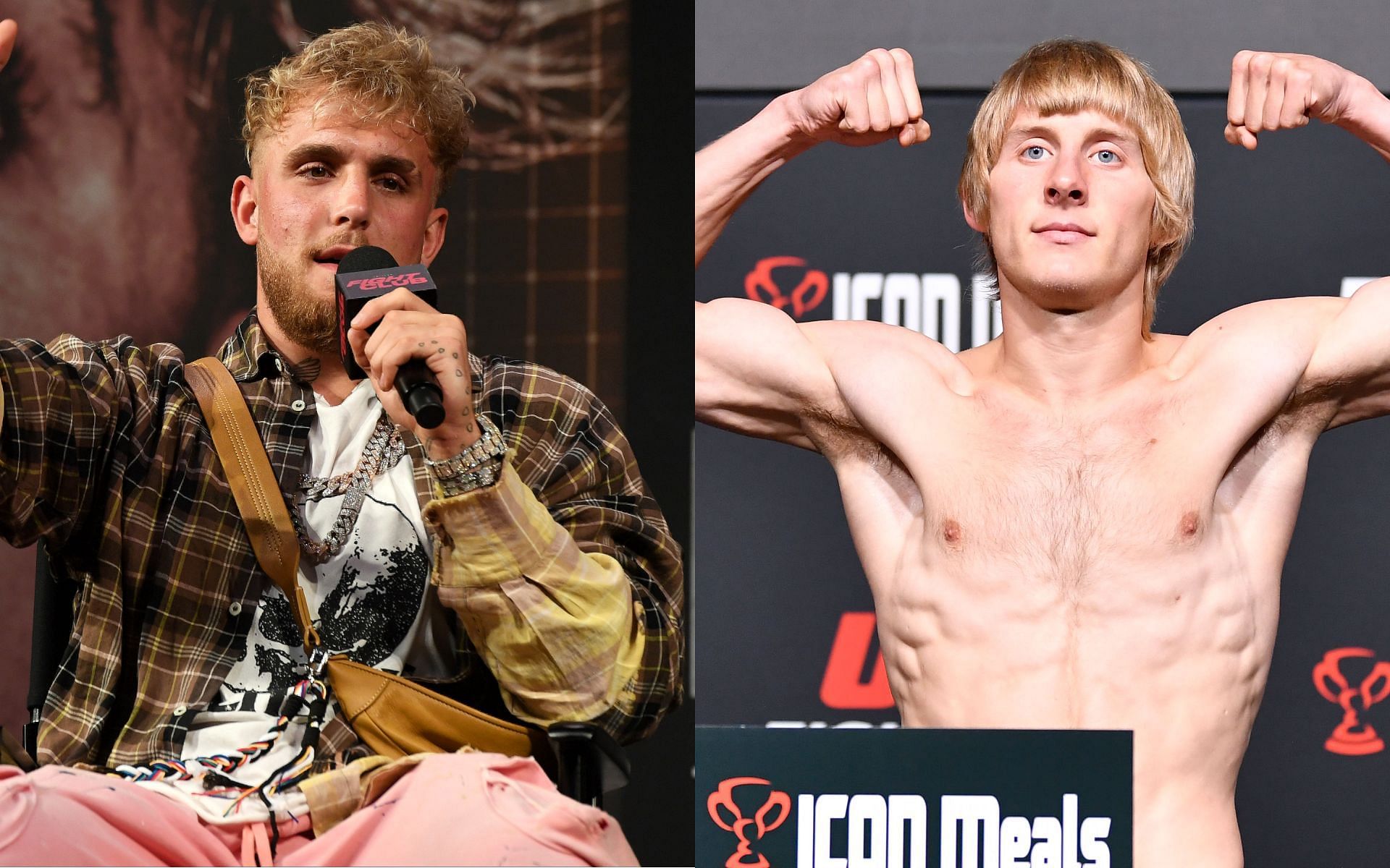 Jake Paul (left) and Paddy Pimblett (right) (Images via Getty)