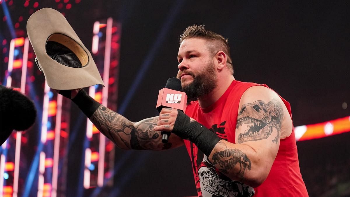Kevin Owens wore a cowboy hat on RAW this week.