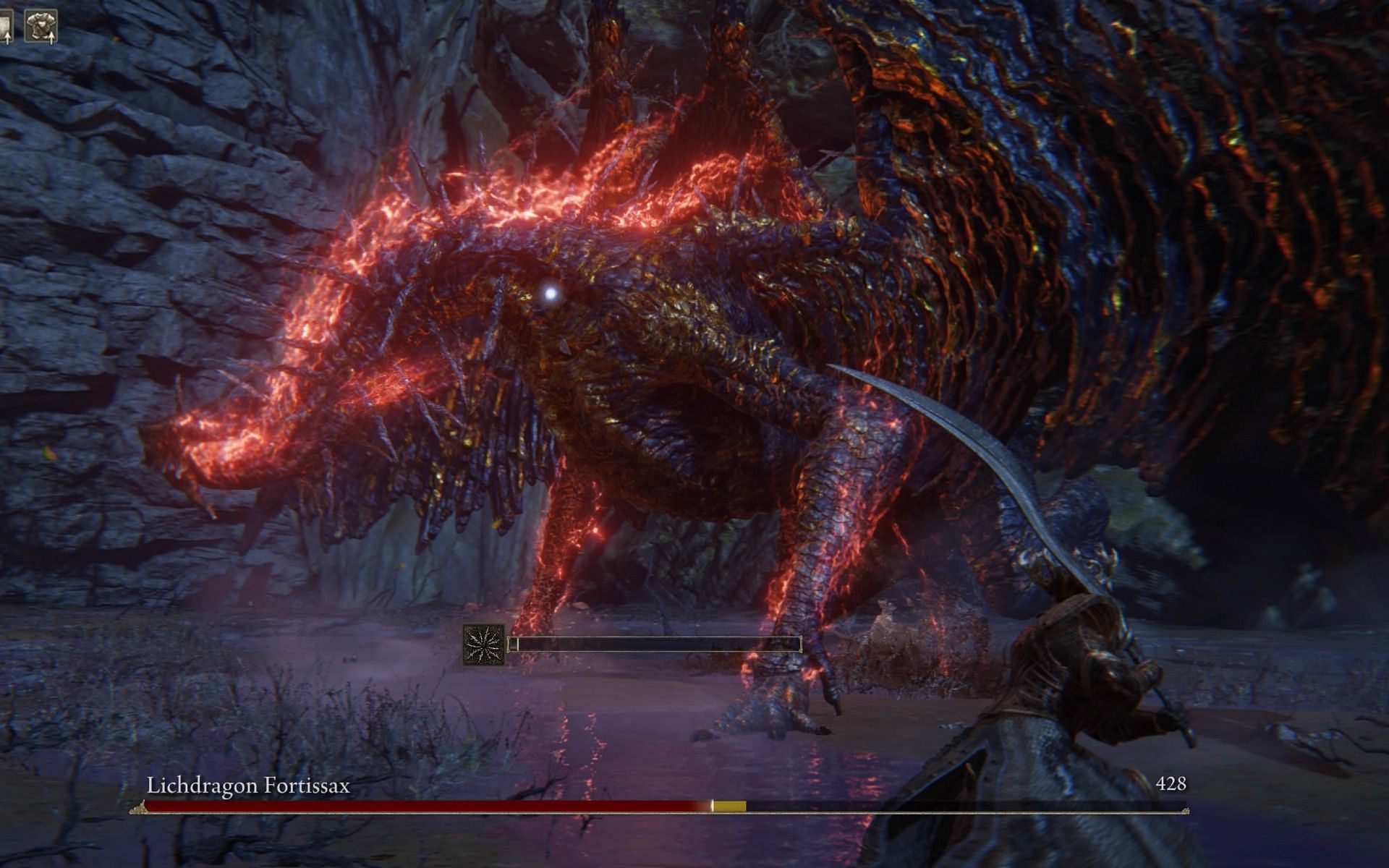 Take on the Lichdragon in the Deeproot Depths (Image via FromSoftware)