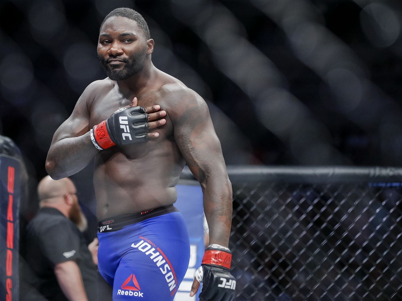 Anthony &#039;Rumble&#039; Johnson at 205 lbs [Image via Getty Images]