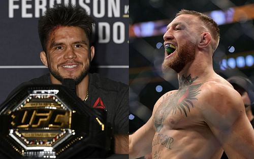 Cejudo (left), McGregor (right)