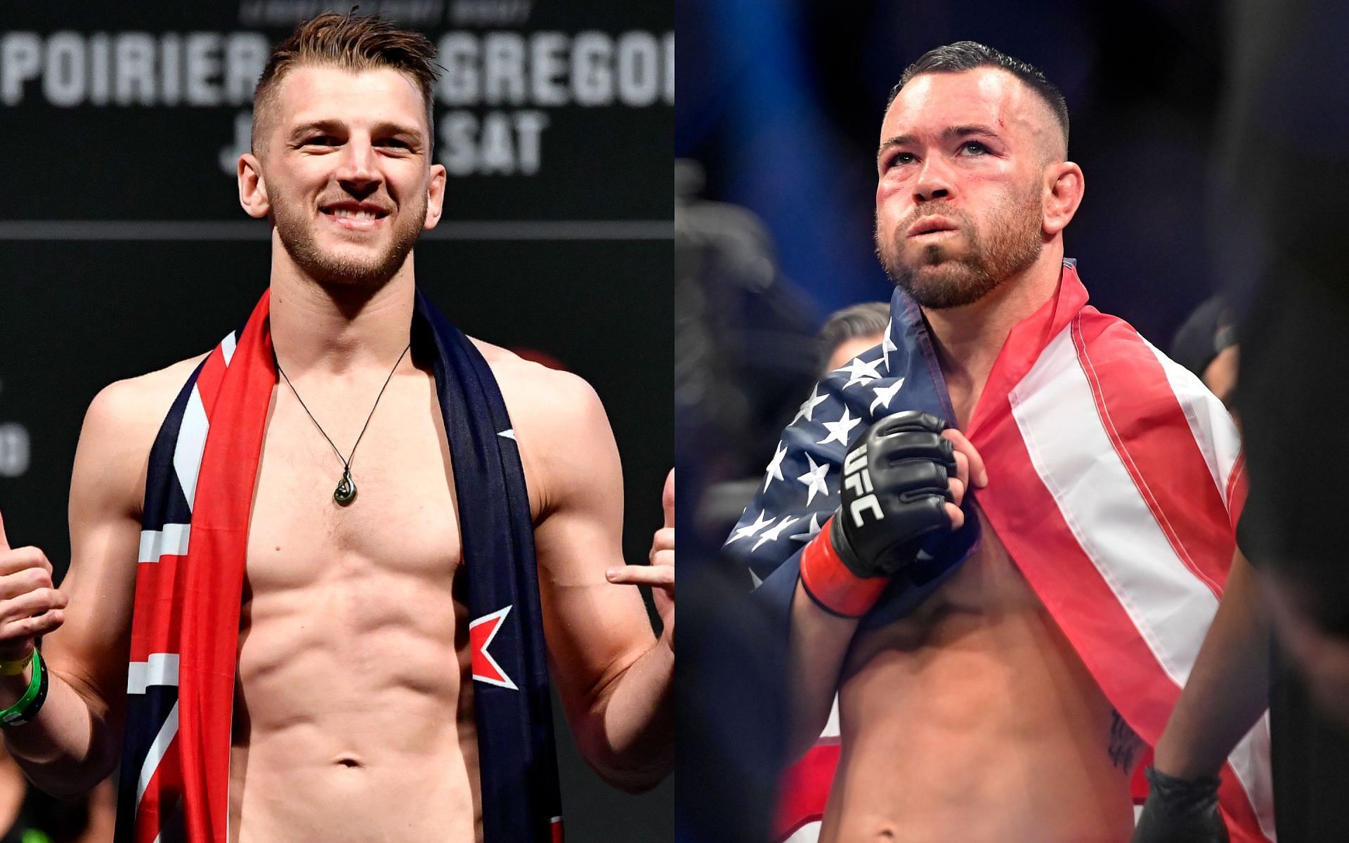 Dan Hooker (left) and Colby Covington (right) (Images via Getty)