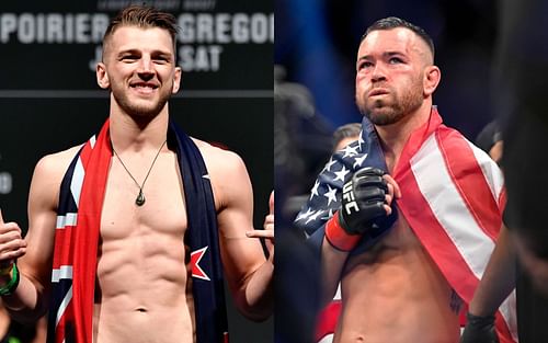 Dan Hooker (left) and Colby Covington (right) (Images via Getty)