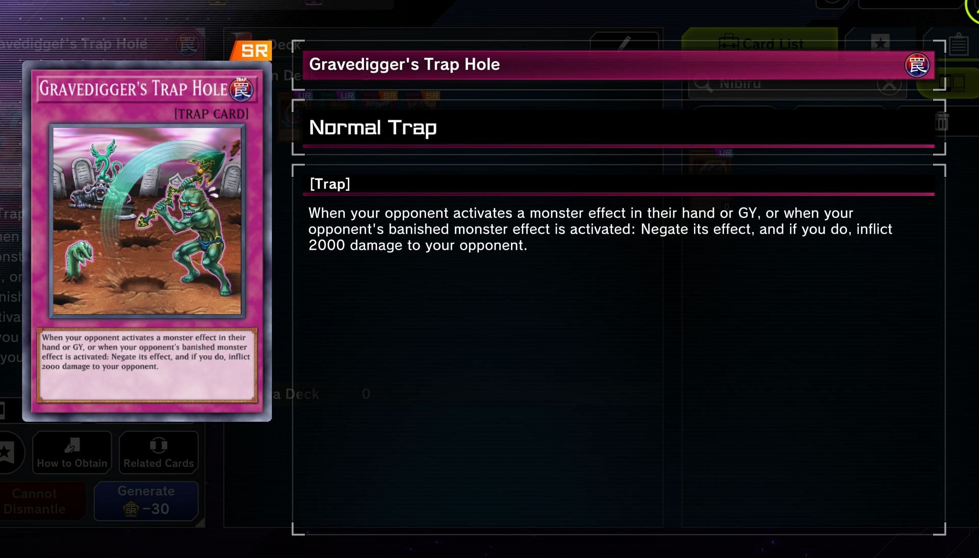 Gravedigger&#039;s Trap Hole requires some timing, but it&#039;s worth it (Image via Konami)