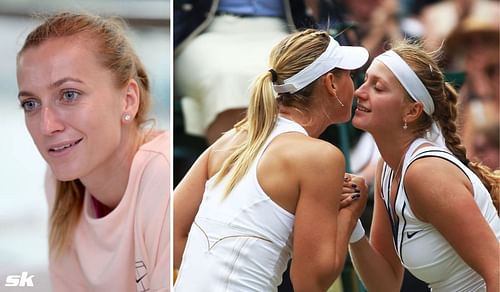 Petra Kvitova hit an ace on match point against Maria Sharapova in the final.