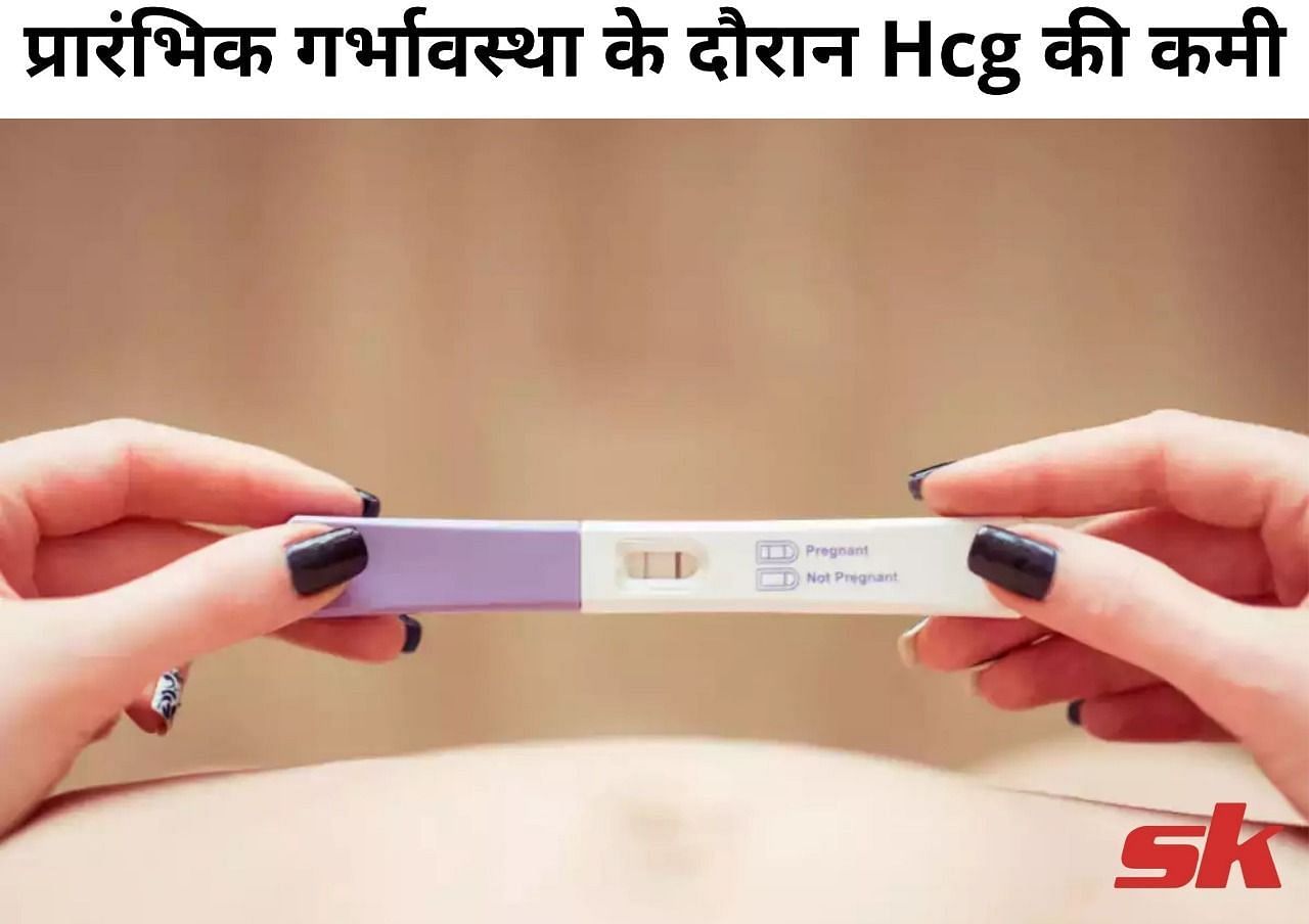 प्रारंभिक गर्भावस्था के दौरान hCG की कमी (फोटो - sportskeedaहिन्दी)