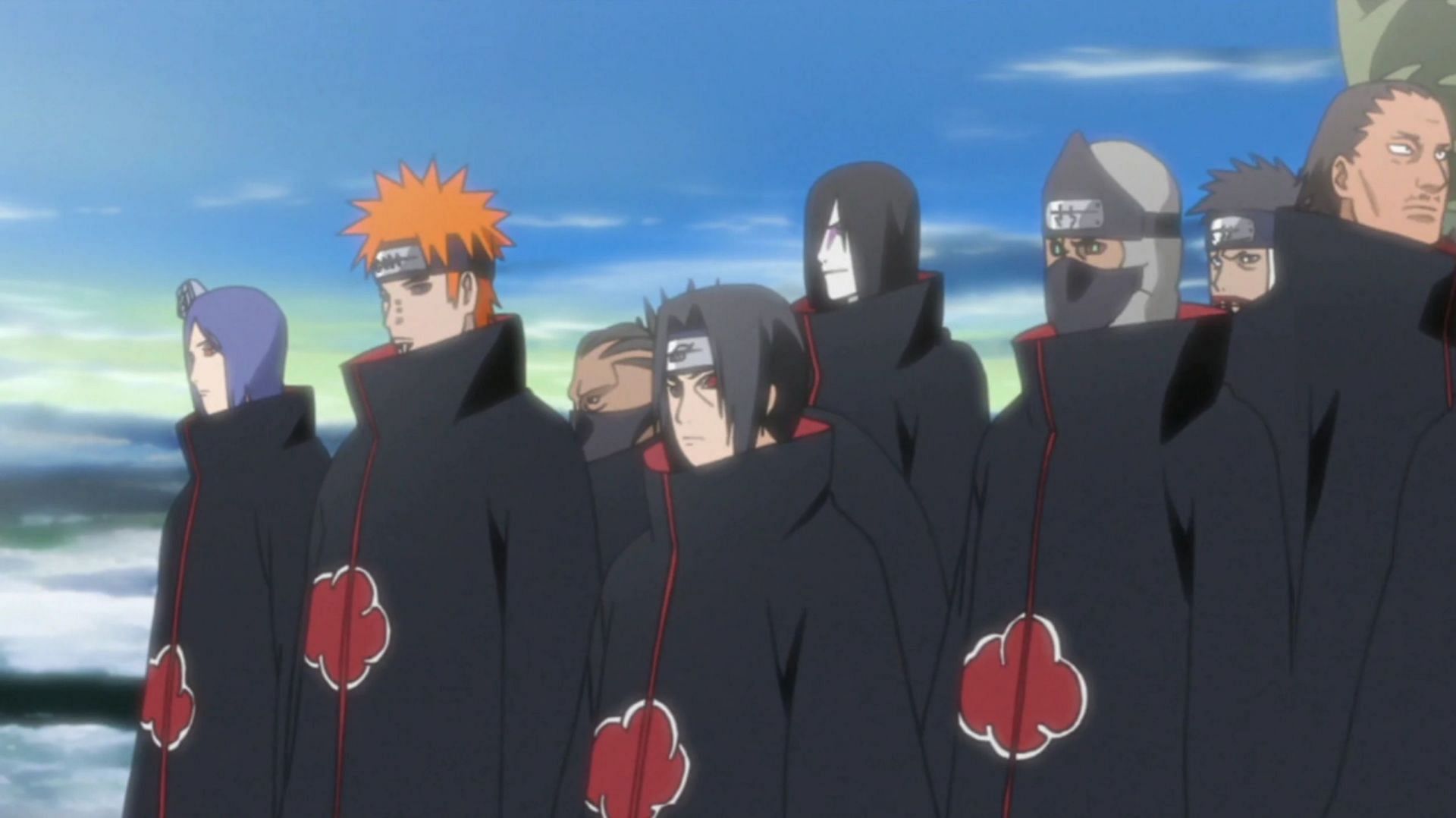 Akatsuki as seen in the anime Naruto (Image via Studio Pierrot)