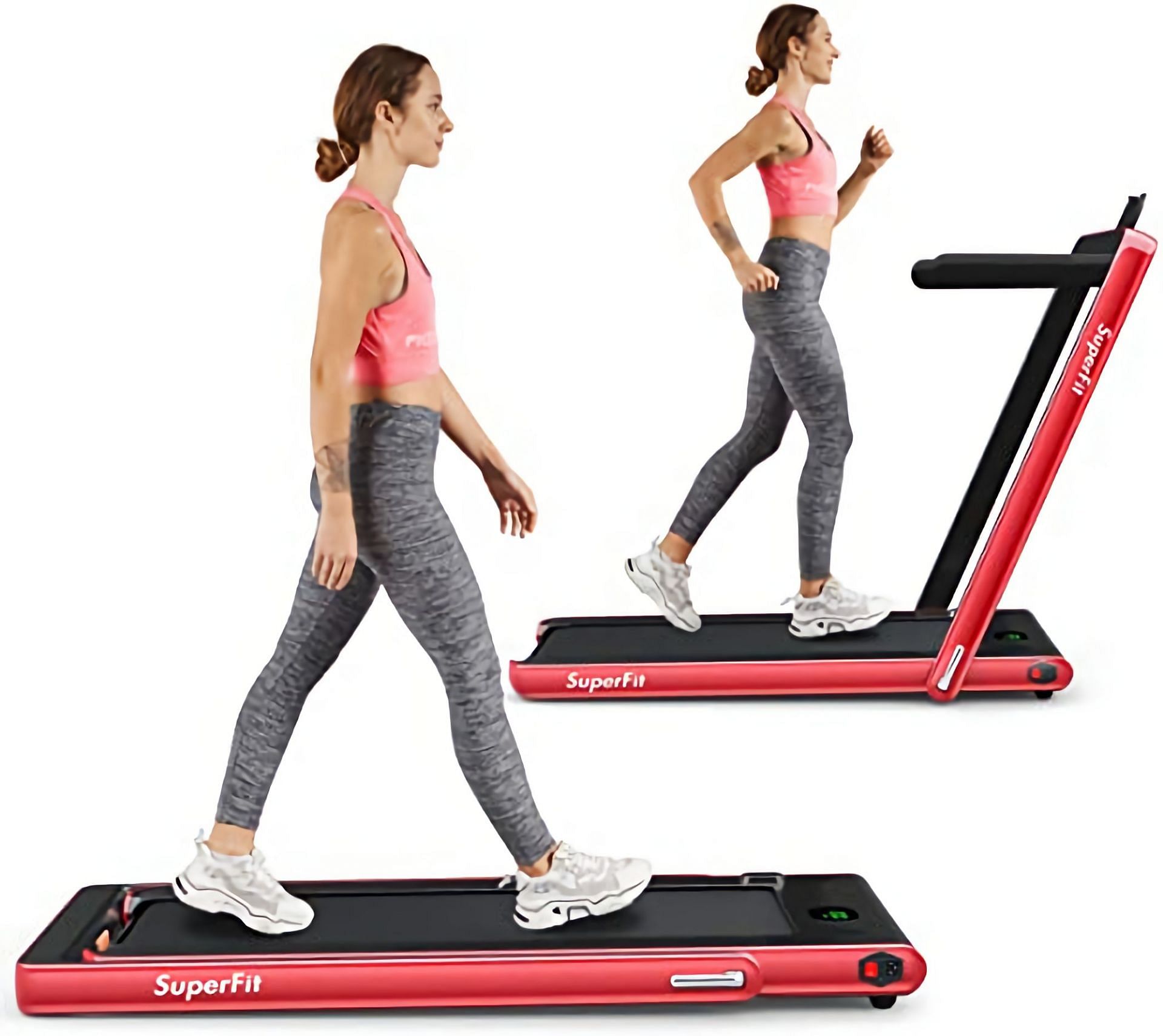 GoPlus 2 in 1 Folding Treadmill