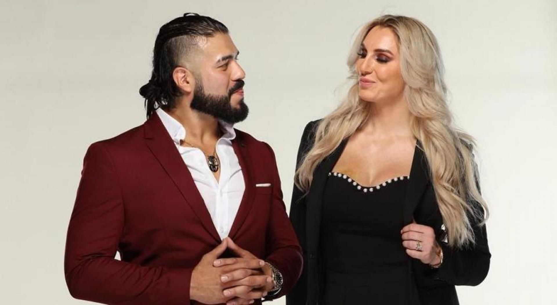 Charlotte Flair and Andrade El Idolo