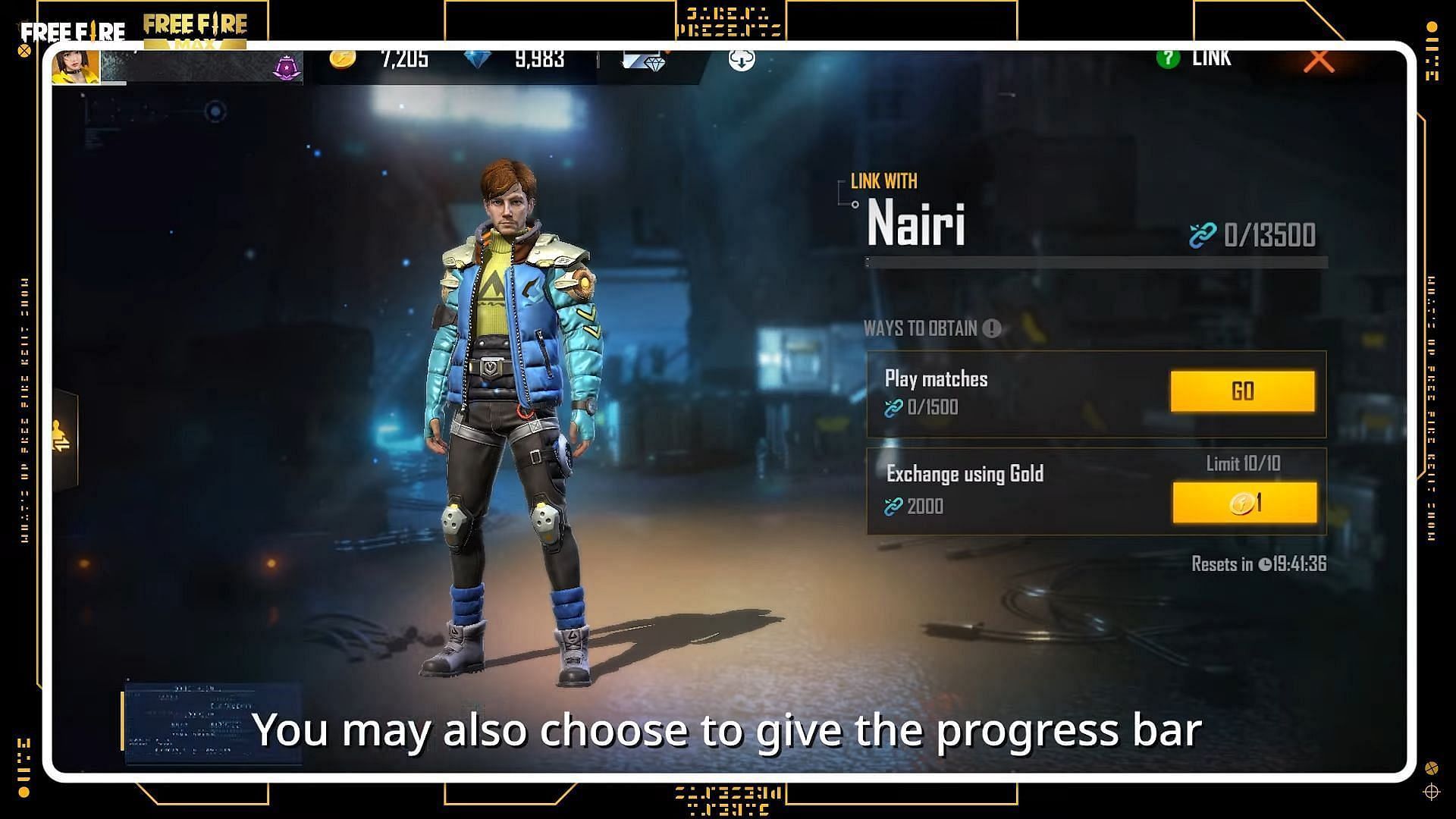 The new Link system will help avail characters for free (Image via Garena)