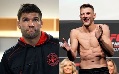 Josh Thomson (left); Dan Hooker (right)