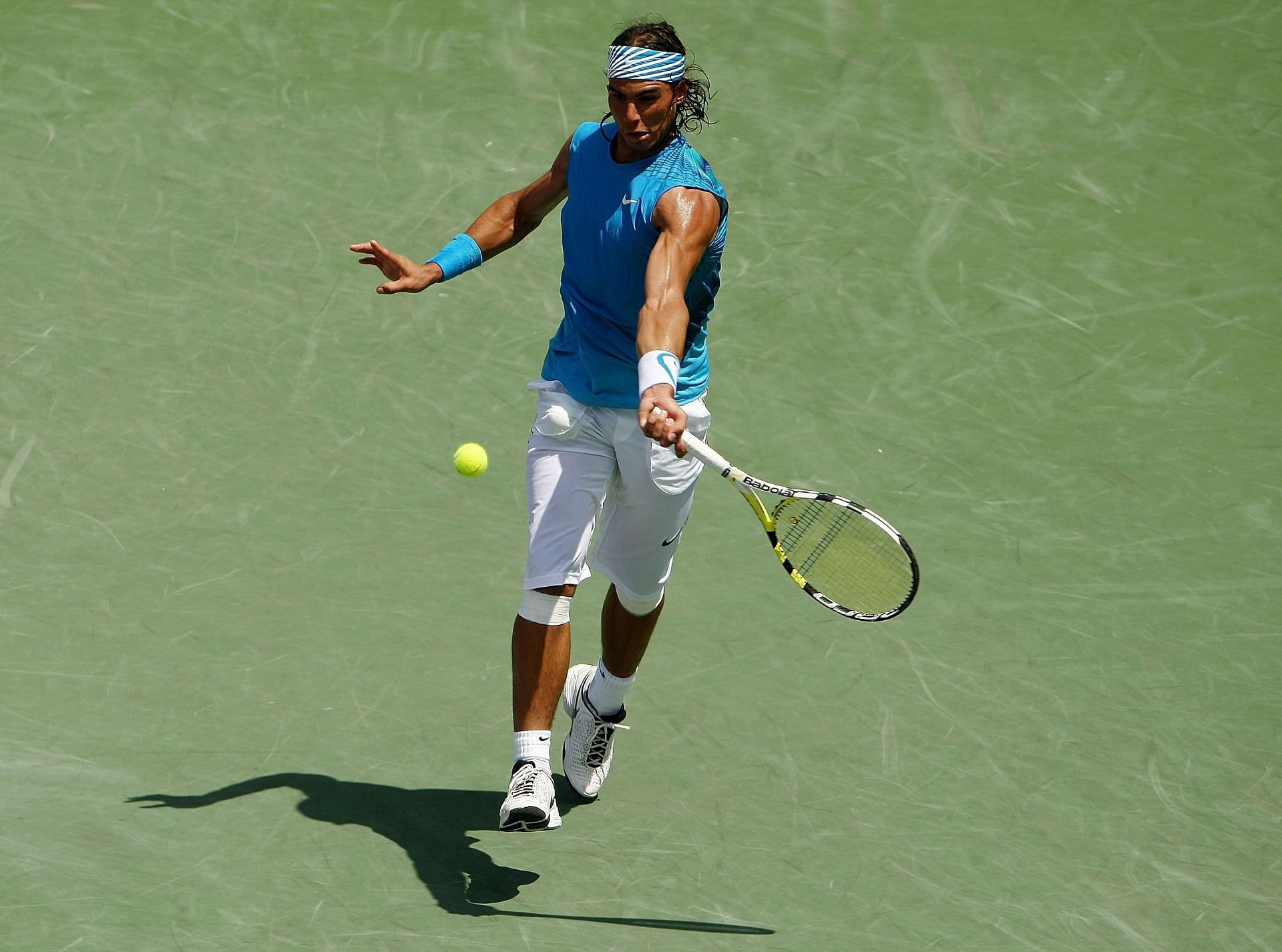 Rafael Nadal against Tomas Berdych in Miami