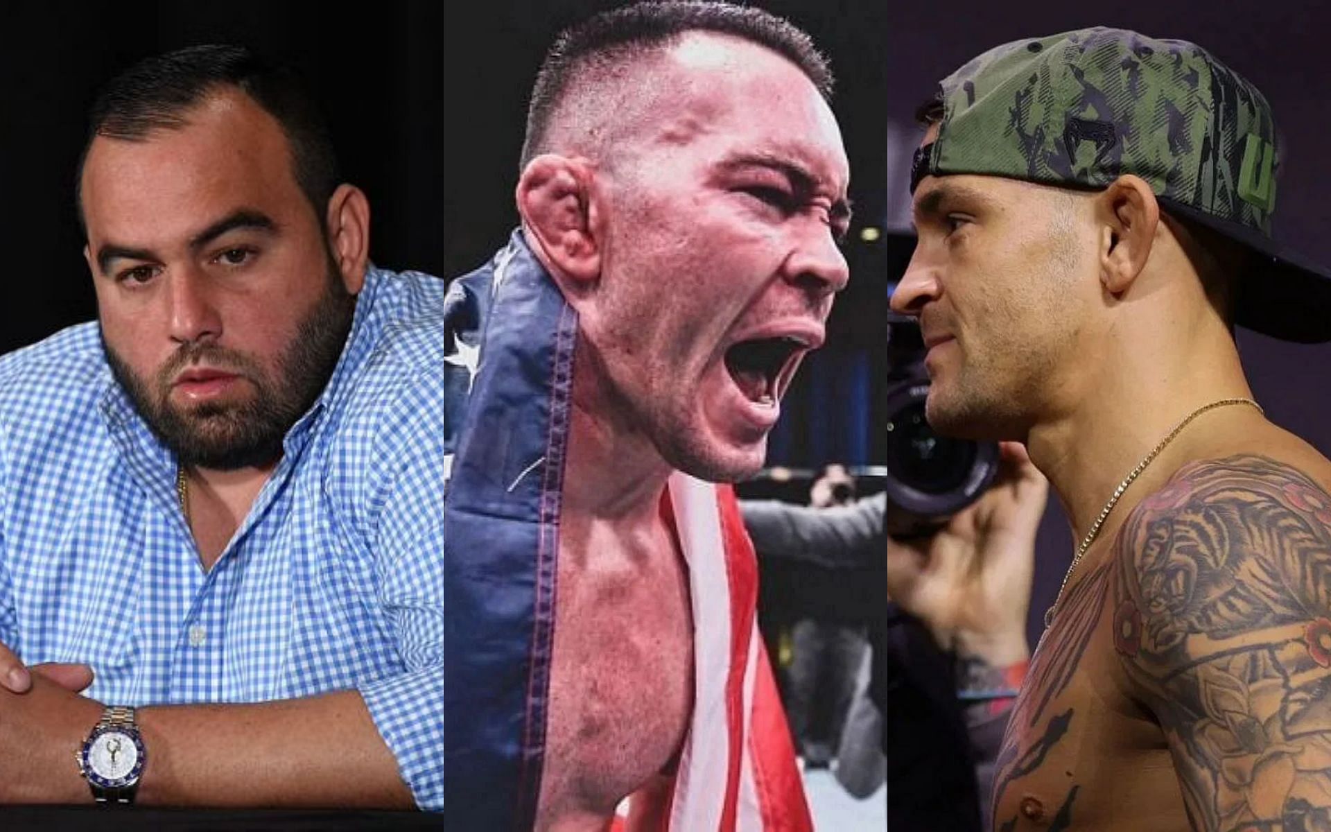 Malki Kawa, Colby Covington, and Dustin Poirier