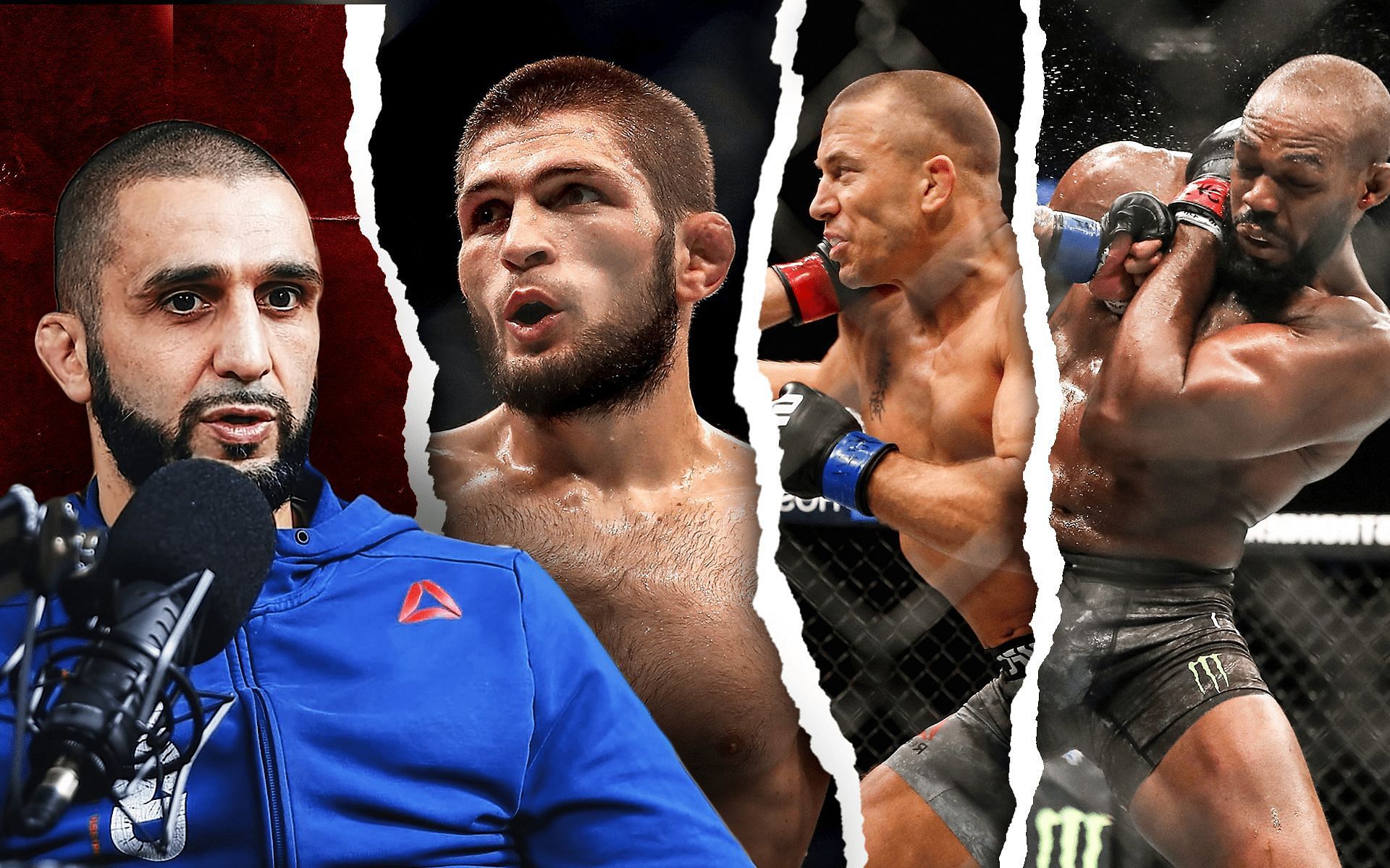 Firas Zahabi claims even the greatest fighters have suffered setbacks in their careers [Firas Zahabi Image courtesy: 5Pillars on YouTube; Other Images: Getty]