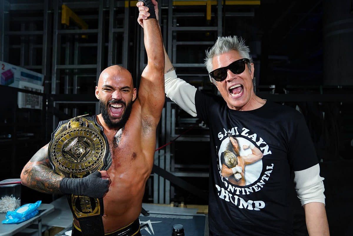 Ricochet won the title thanks to Johnny Knoxville