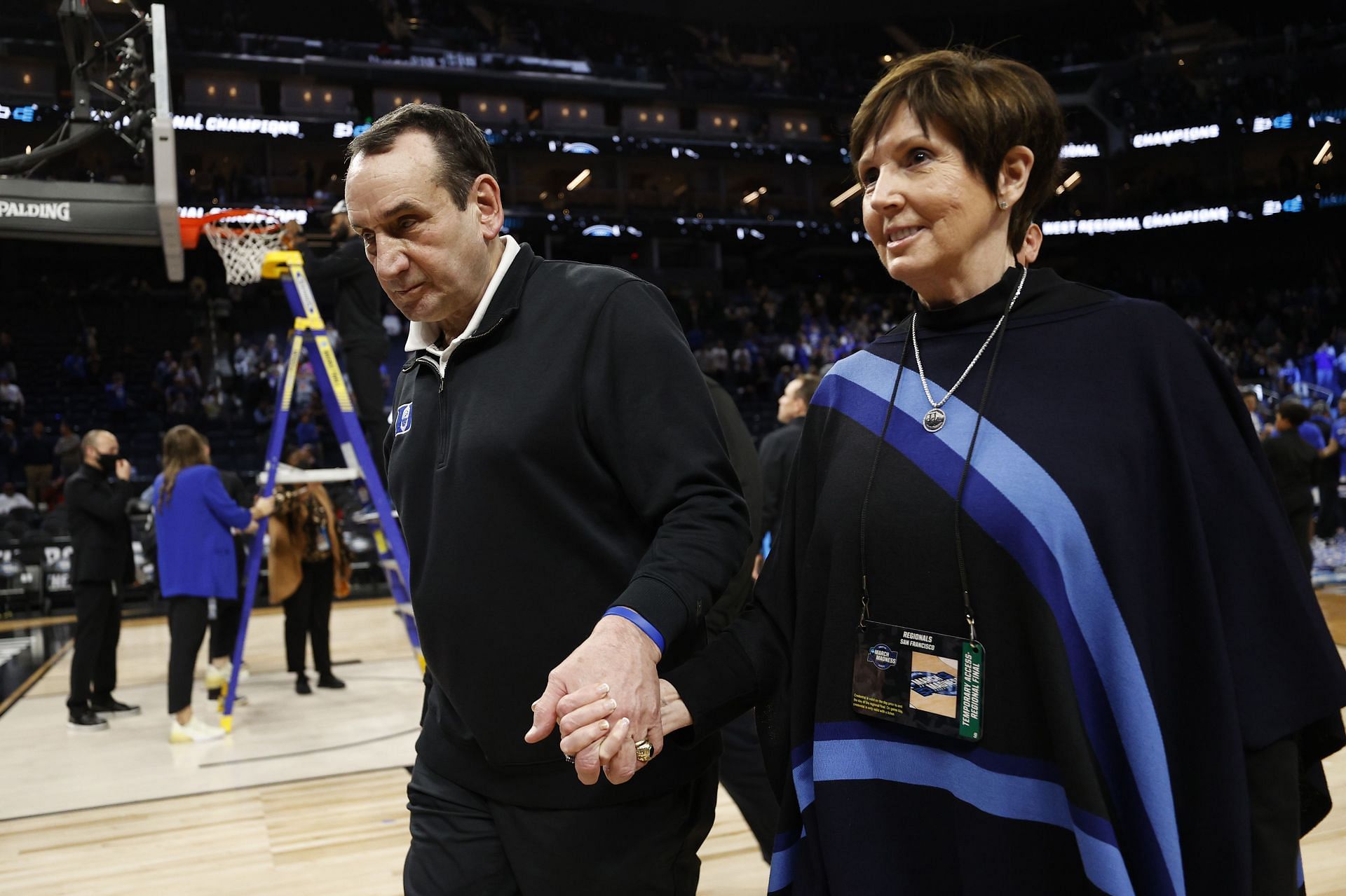 Coach K and his wife, Mickie, will walk off into the sunset regardless of the results in the Final Four.