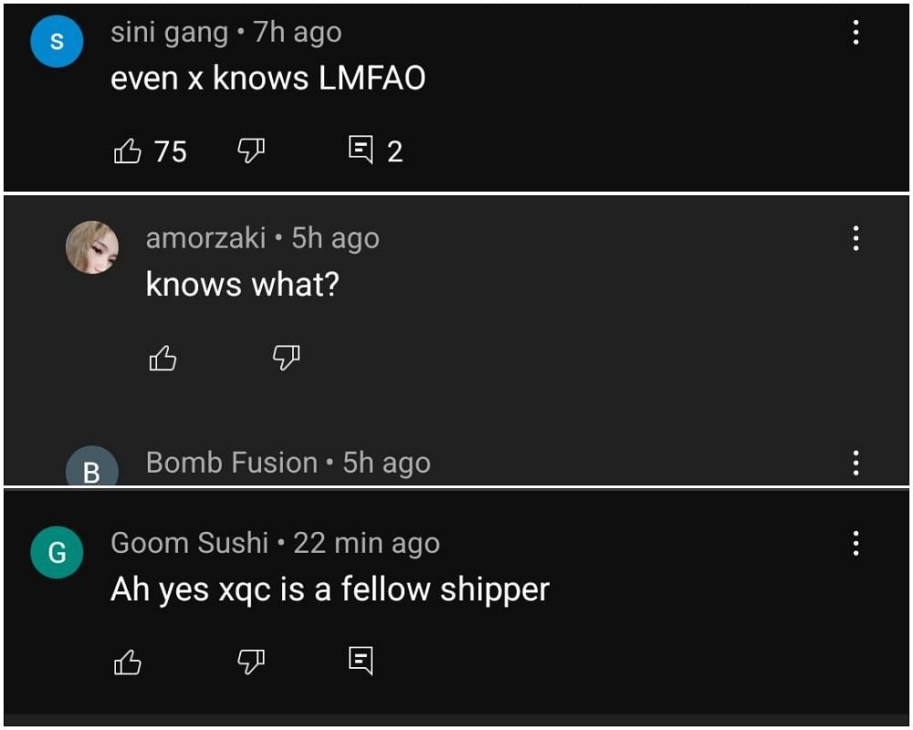 This moment from the three streamers definitely brought the shippers out (Image via Shrimpkkuno/YouTube)