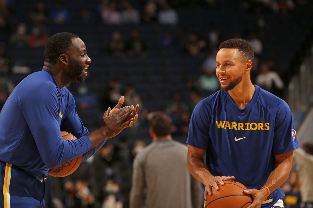 Draymond Green and Steph Curry have to be fully healthy for the Golden State Warriors to contend for the NBA title this season. [Photo: Golden State of Mind]