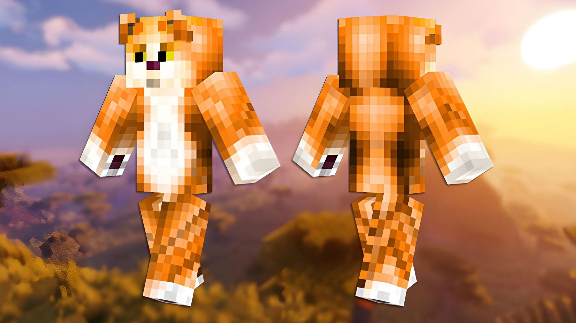 Minecraft cat style skins are extremely popular (Image via SkinsMC)