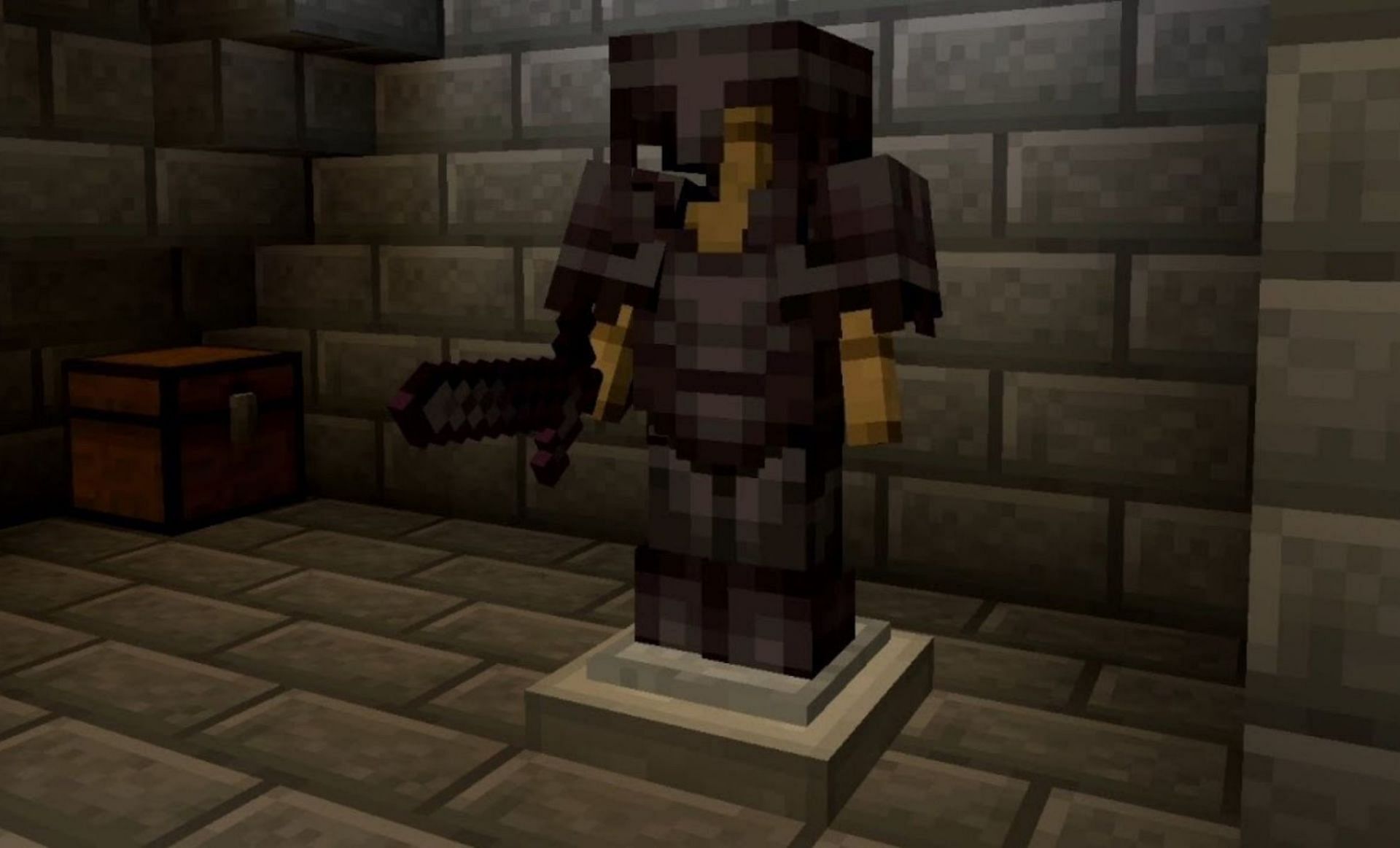 Netherite armor (Image via AserGaming on YouTube)