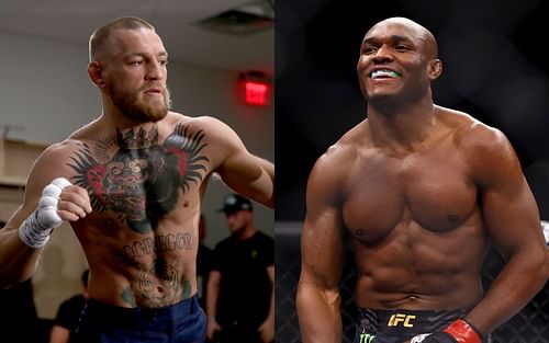 Conor McGregor (left) and Kamaru Usman (right) (Images via Getty)