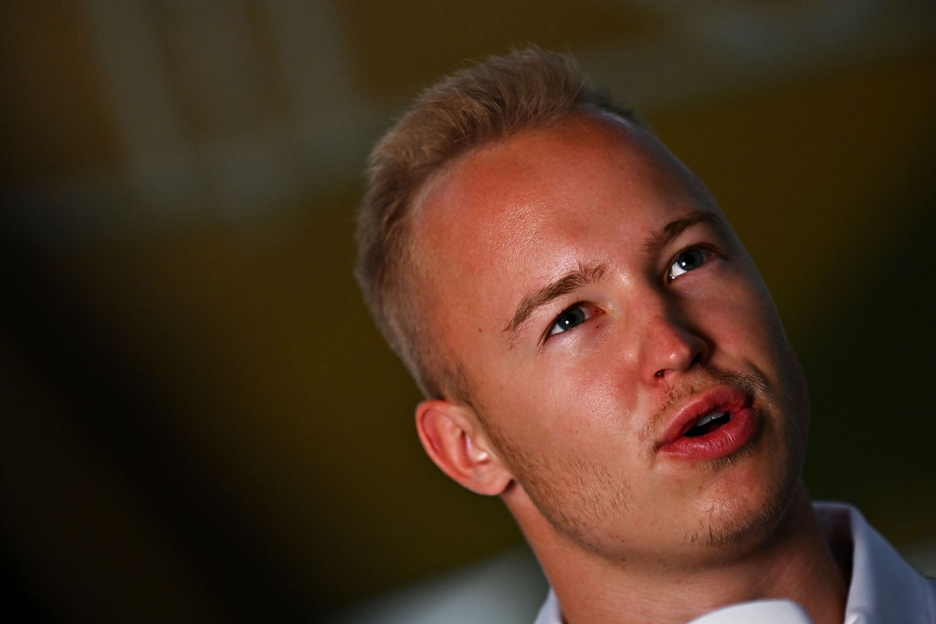 Nikita Mazepin in the F1 paddock in Doha, Qatar (Photo by Clive Mason/Getty Images