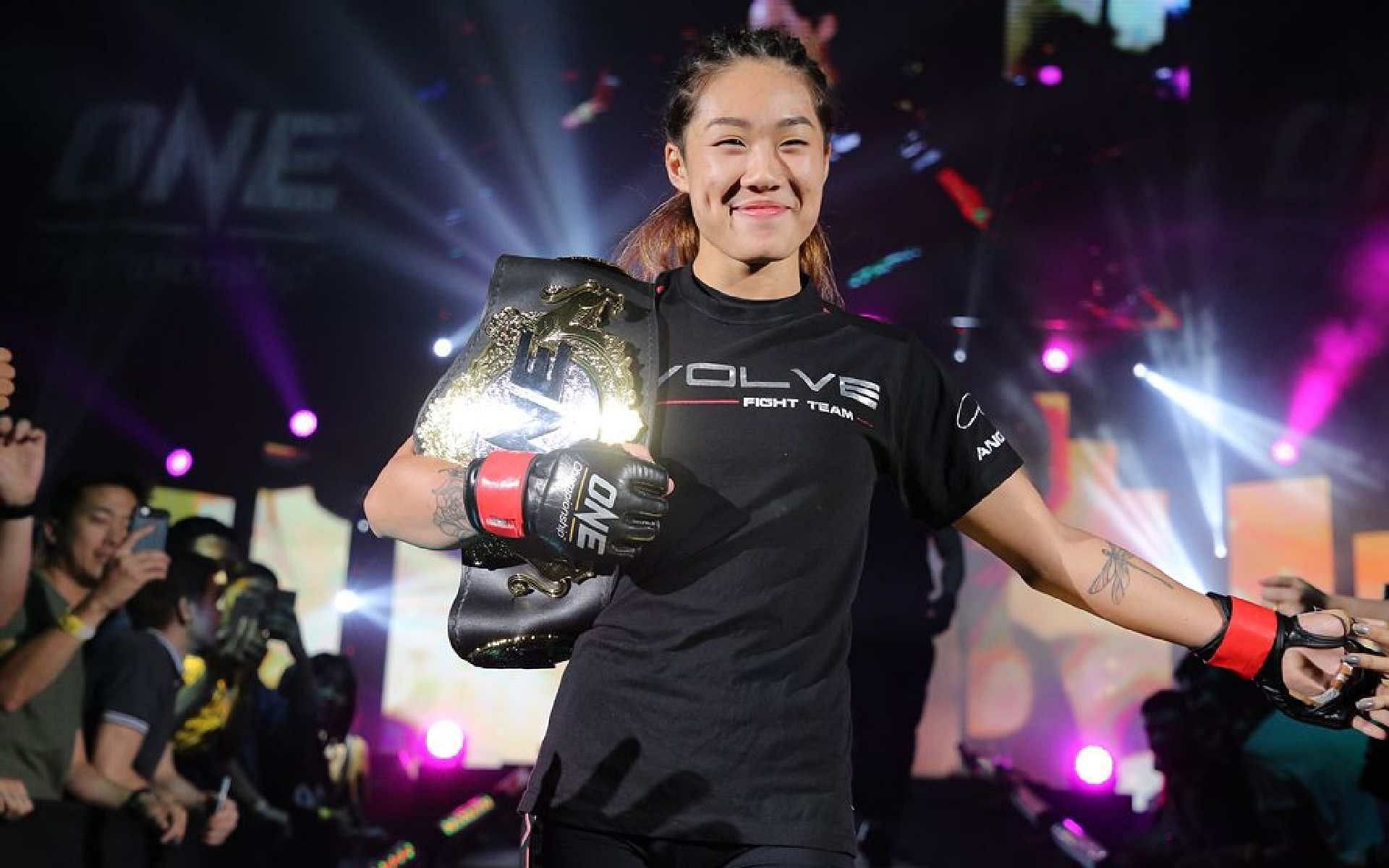 ONE atomweight world champion Angela Lee feels honored to main event ONE Championship&#039;s 10-year anniversary show ONE X. [Photo ONE Championship]