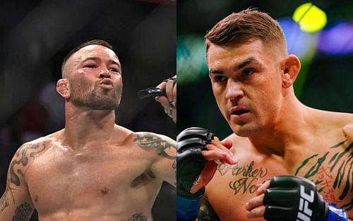 Colby Covington [left], Dustin Poirier [right]