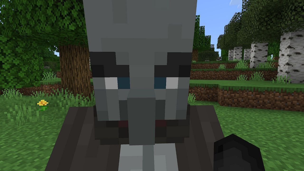 Vindicators have had their eye color changed a few times (Image via Minecraft)