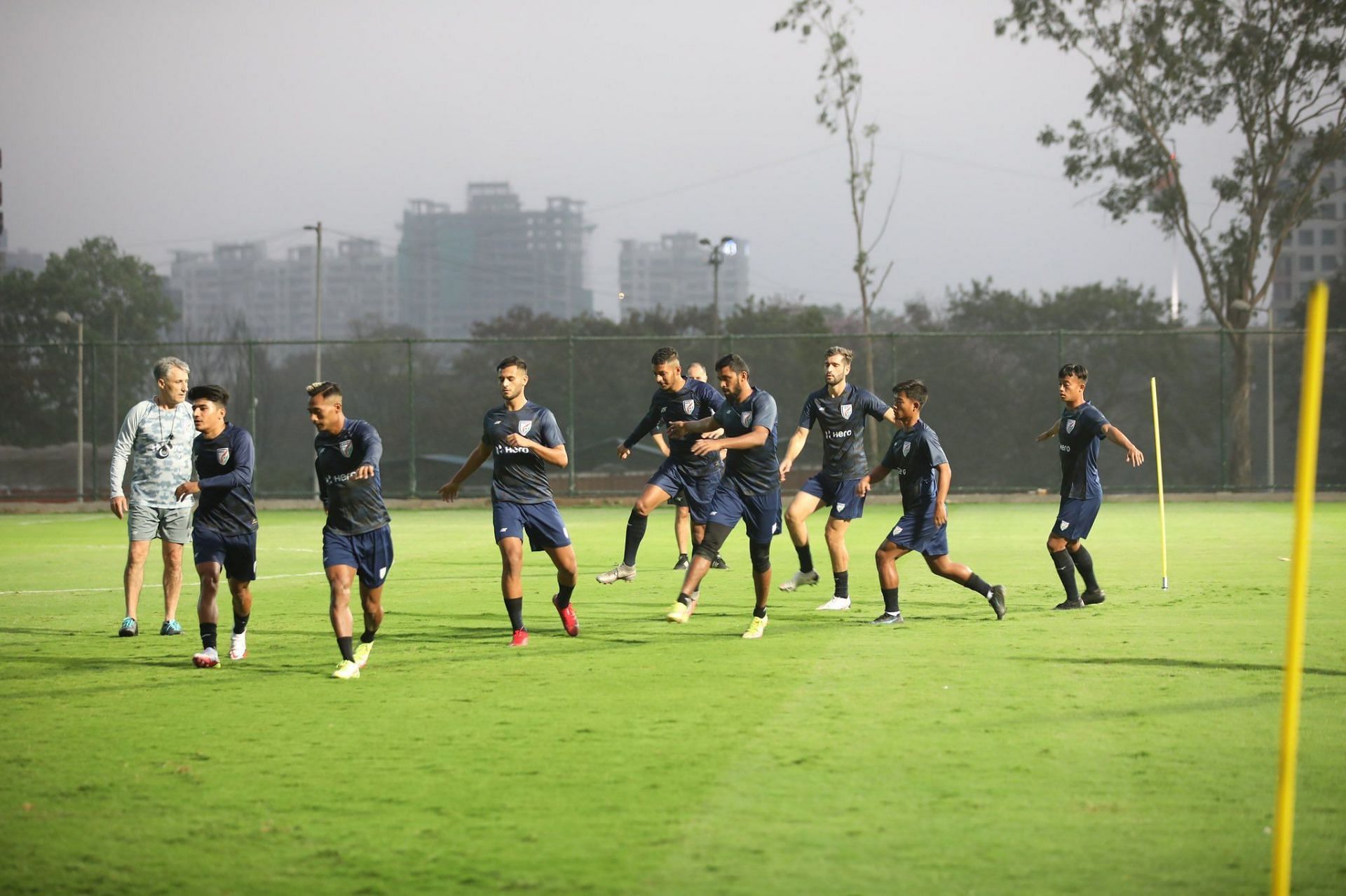 Indian players training in the preparatory camp in Pune. (Image Courtesy: Twitter/IndianFootball)