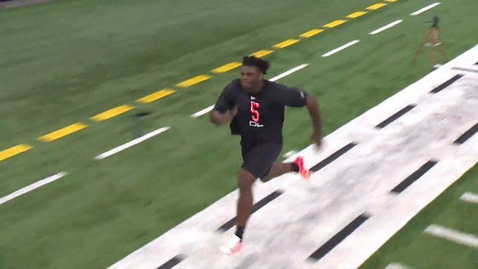 NFL combine: Jordan Davis' 40-yard dash faster than Patrick Mahomes