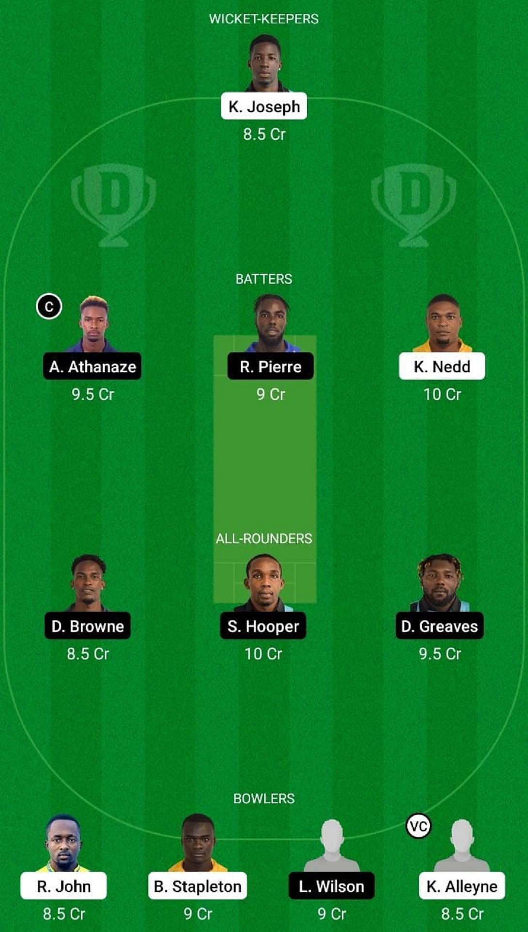 SPB vs DVE Dream11 Fantasy Suggestion #1 - Vincy Premier League T10