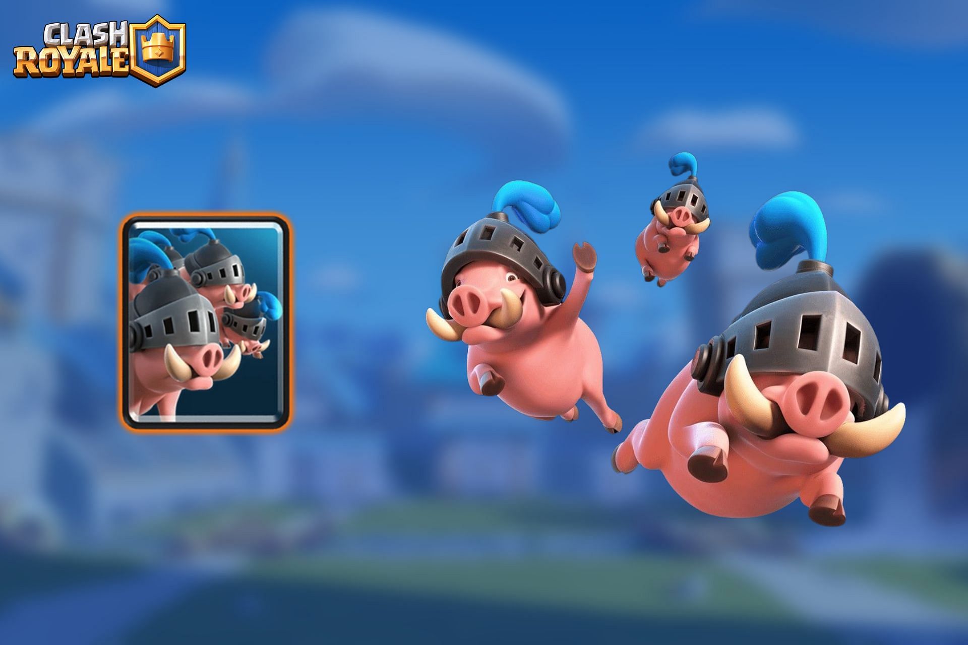 Royal Hogs in Clash Royale (Image via Sportskeeda)